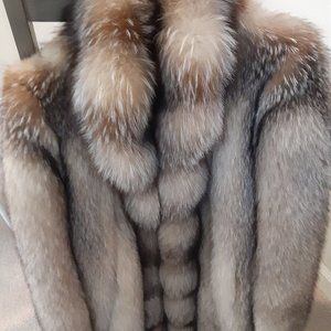 Real Fox Fur Jacket $350